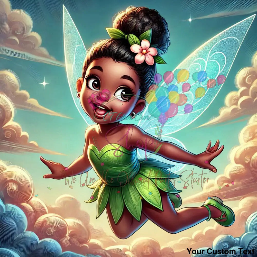 Pretty Brown Princess Fairies Digital Template Bundle DIGITAL