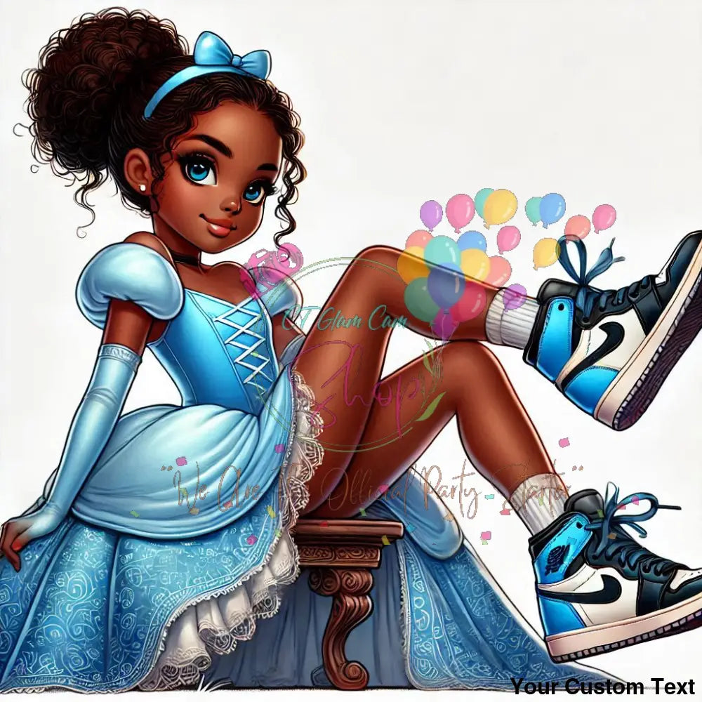 Pretty Brown Princess Fairies Digital Template Bundle DIGITAL