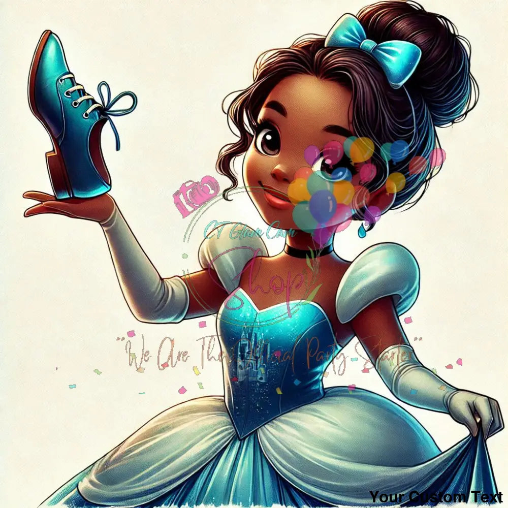 Pretty Brown Princess Fairies Digital Template Bundle DIGITAL