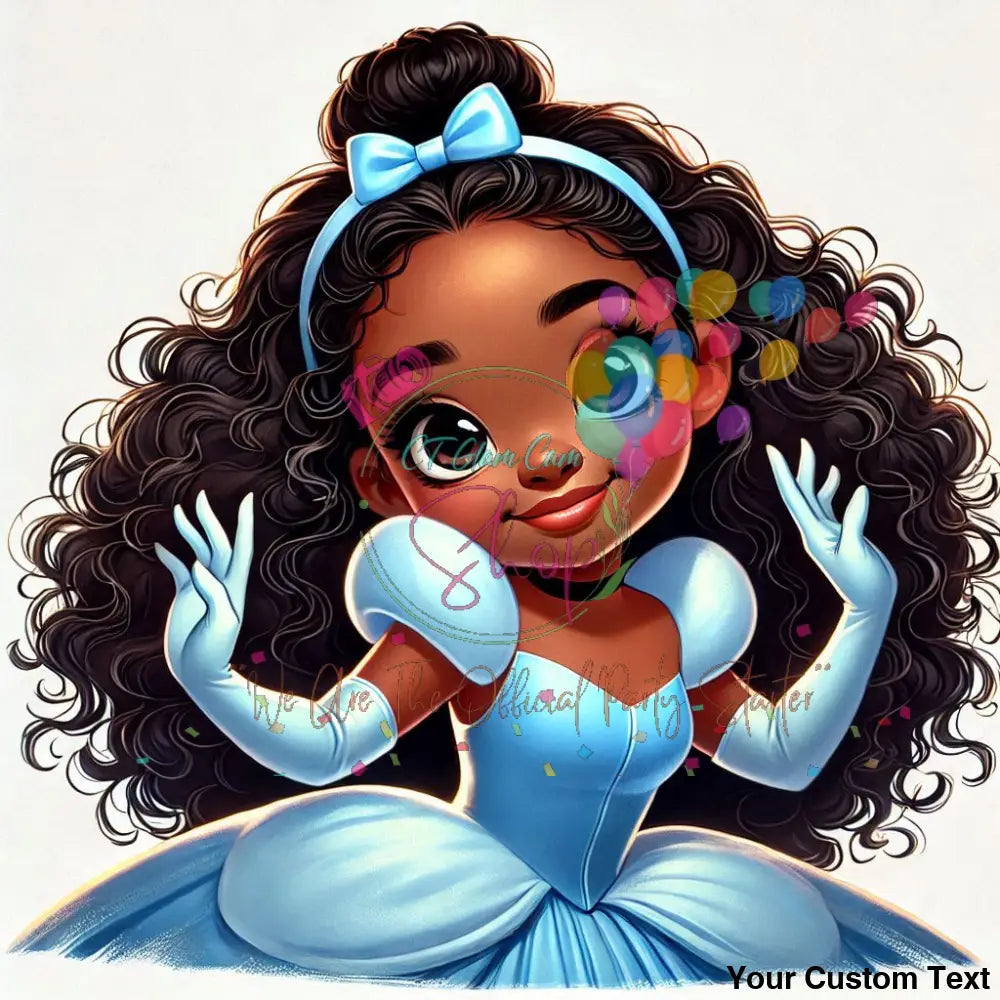 Pretty Brown Princess Fairies Digital Template Bundle DIGITAL