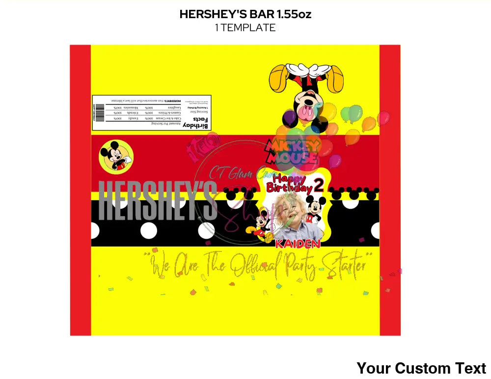 CT GLAM CAM SHOP DIGITAL ULTIMATE MICKEY MOUSE PARTY FAVOR BUNDLE( Editable)