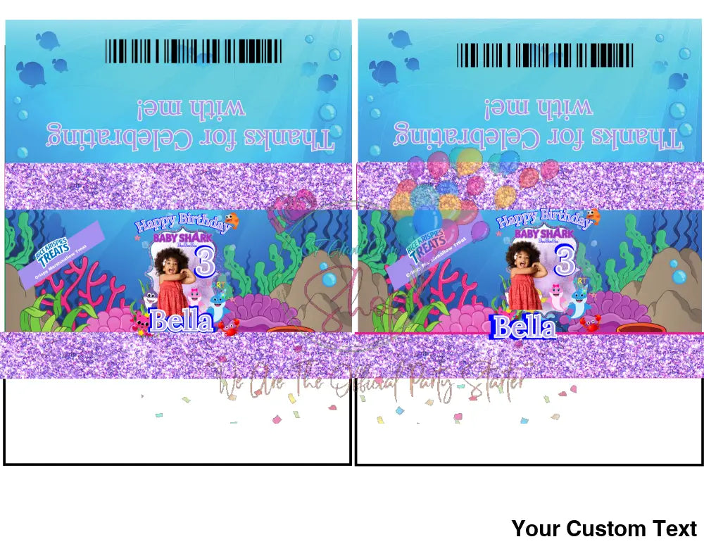 CT GLAM CAM SHOP ULTIMATE DIGITAL PARTY FAVORS BUNDLE-BABY SHARK (EDITABLE)