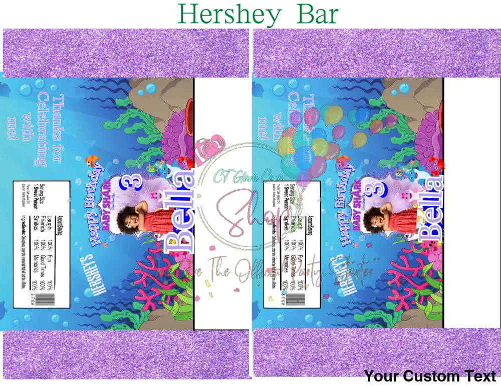 CT GLAM CAM SHOP ULTIMATE DIGITAL PARTY FAVORS BUNDLE-BABY SHARK (EDITABLE)