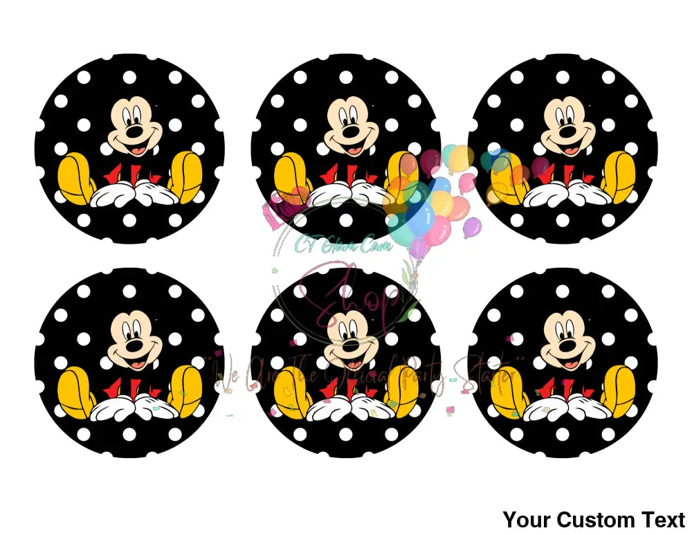 CT GLAM CAM SHOP DIGITAL ULTIMATE MICKEY MOUSE PARTY FAVOR BUNDLE( Editable)