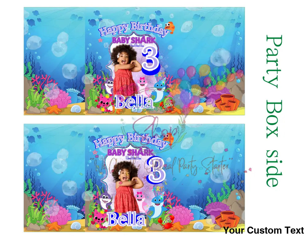 CT GLAM CAM SHOP ULTIMATE DIGITAL PARTY FAVORS BUNDLE-BABY SHARK (EDITABLE)