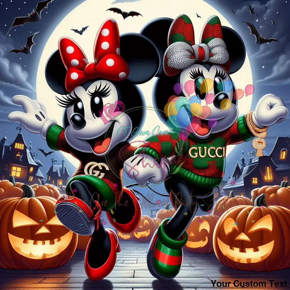 AI Black American Mickey & Minnie Digital BundleTemplates