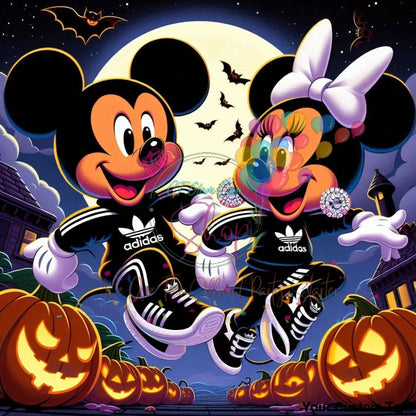 AI Black American Mickey & Minnie Digital BundleTemplates
