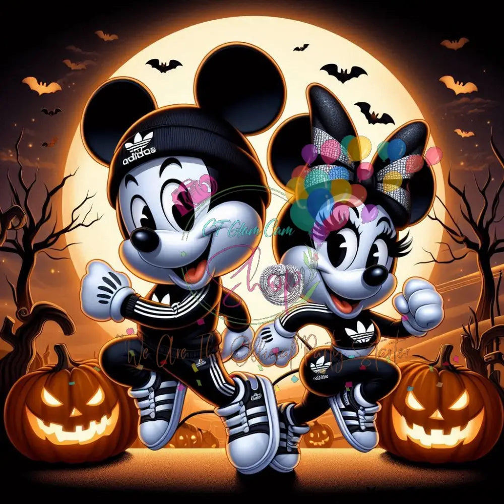 AI Black American Mickey & Minnie Digital BundleTemplates