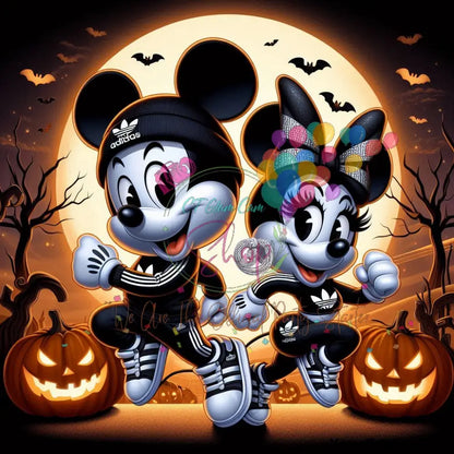 AI Black American Mickey & Minnie Digital BundleTemplates