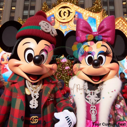 AI Black American Mickey & Minnie Digital BundleTemplates